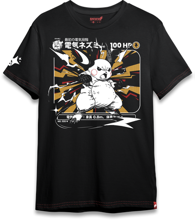 Polera Raichu Achurado Oversized Long Fit Unisex
