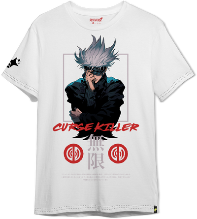 Polera Satoru Gojo | Jujutsu Kaisen Oversized Long Fit Unisex