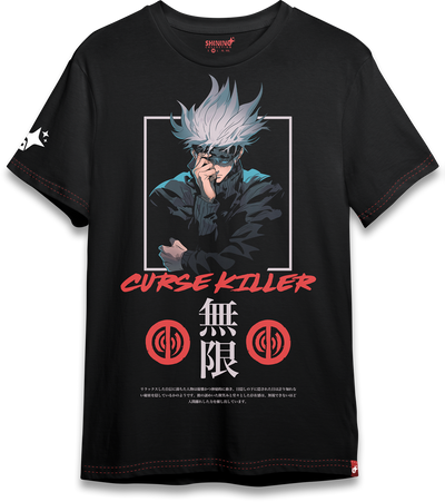 Polera Satoru Gojo | Jujutsu Kaisen Oversized Long Fit Unisex