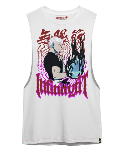 Polera Satoru Gojo Gym - Jujutsu Kaisen - Oversized Long Fit Unisex