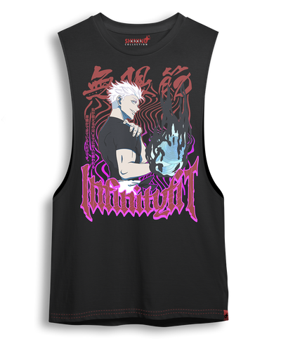 Polera Satoru Gojo Gym - Jujutsu Kaisen - Oversized Long Fit Unisex
