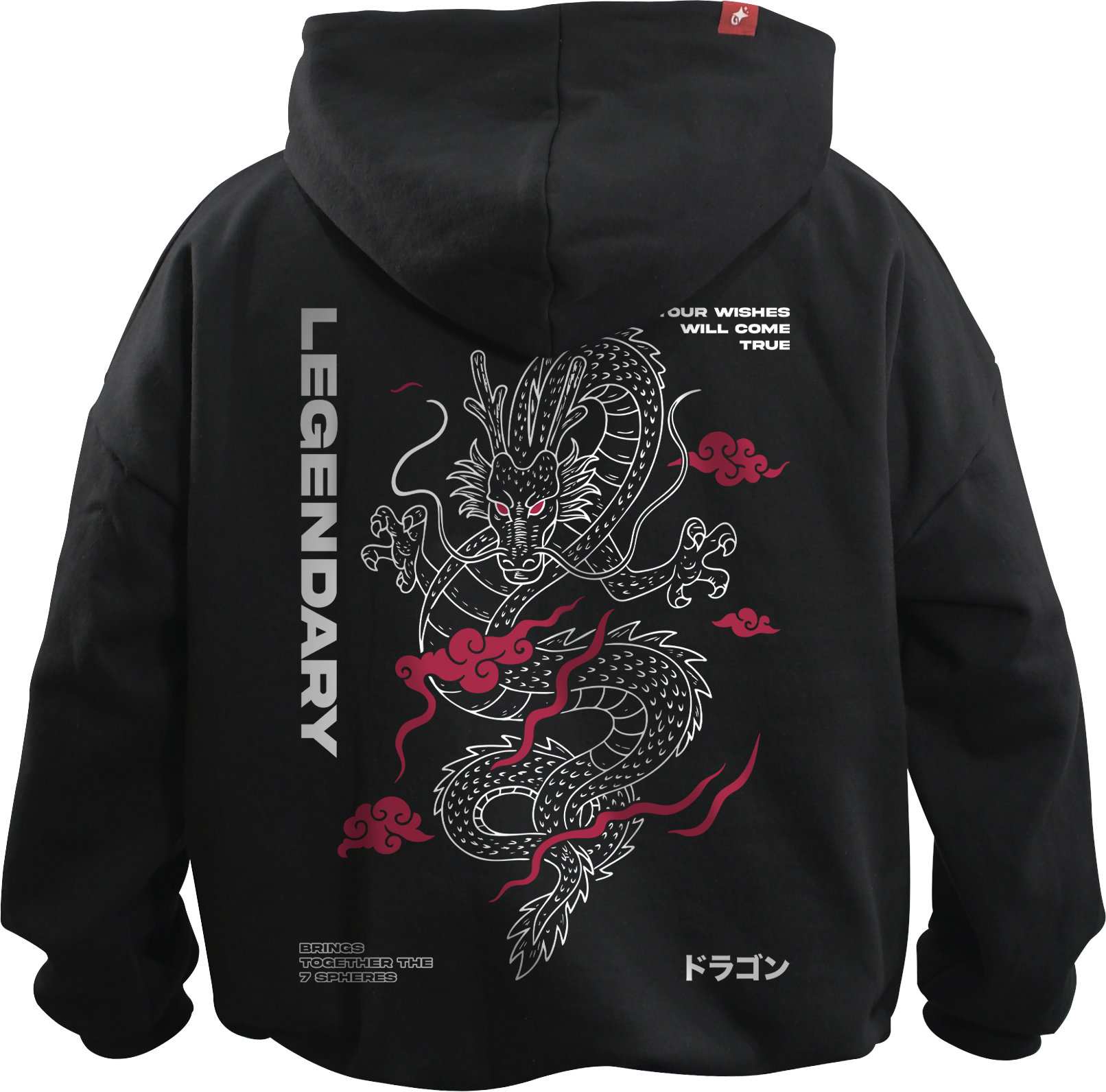 Hoodie Legendary Shenlong Oversize Unisex