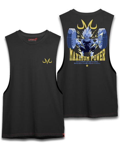 Polera Dragon Ball Majin Vegeta Gym Oversized Long Fit Unisex