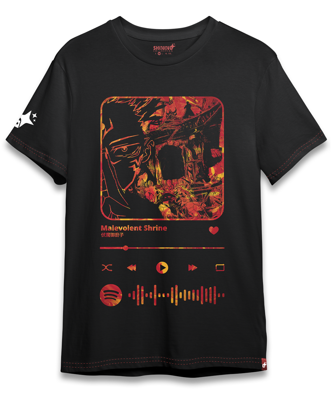 Polera Spotify - Expansión de Dominio Sukuna Oversized Long Fit Unisex