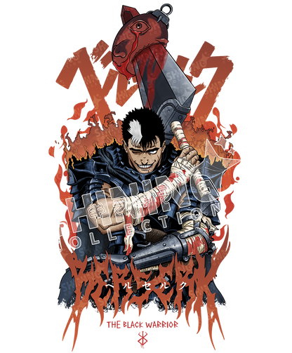 Polera Guts Berserk Oversized Long Fit Unisex