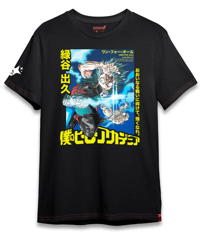 Polera Izuku Midoriya Boku No Hero Oversized Long Fit Unisex