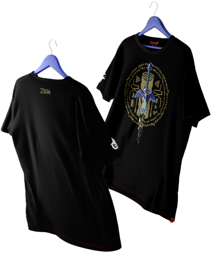 Polera de Zelda Espada Maestra Tears of the Kingdom Oversized Long Fit Unisex