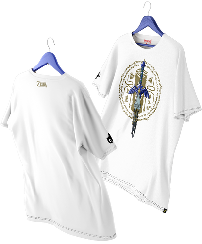 Polera de Zelda Espada Maestra Tears of the Kingdom Oversized Long Fit Unisex