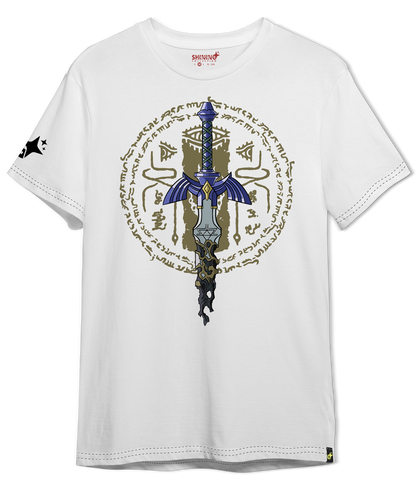 Polera de Zelda Espada Maestra Tears of the Kingdom Oversized Long Fit Unisex