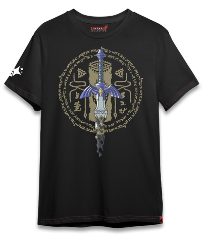 Polera de Zelda Espada Maestra Tears of the Kingdom Oversized Long Fit Unisex