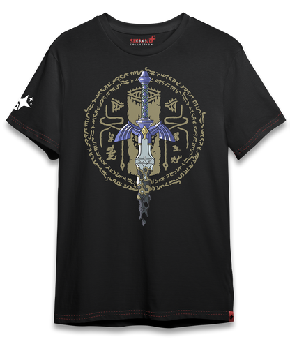 Polera de Zelda Espada Maestra Tears of the Kingdom Oversized Long Fit Unisex