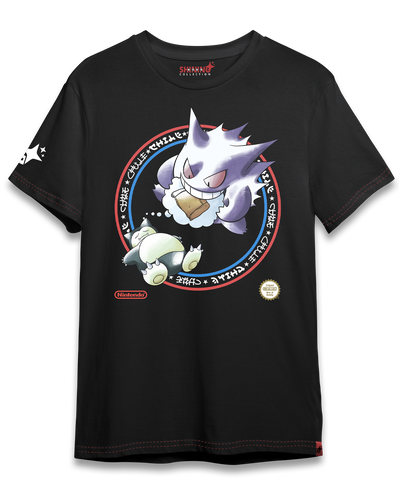 Polera Gengar & Snorlax 18 Septiembre Chile Pokémon Oversized Long Fit Unisex