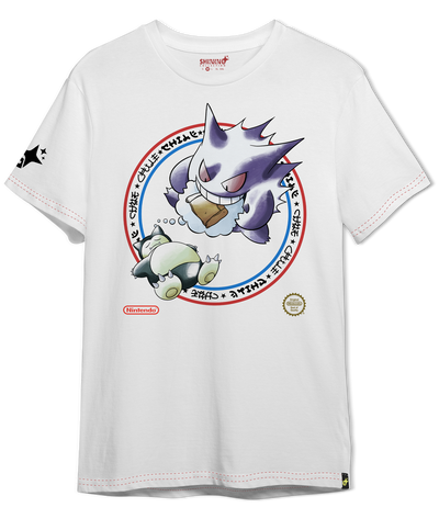 Polera Gengar & Snorlax 18 Septiembre Chile Pokémon Oversized Long Fit Unisex