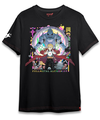 Polera Edward x Alphonse Elric Fullmetal Alchemist Oversized Long Fit Unisex