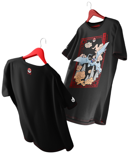 Polera Goku en el mundo Pokémon Long Fit Unisex