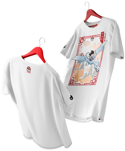 Polera Goku en el mundo Pokémon Long Fit Unisex
