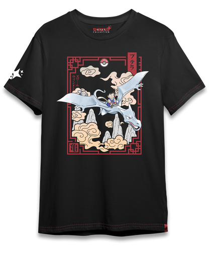 Polera Goku en el mundo Pokémon Long Fit Unisex