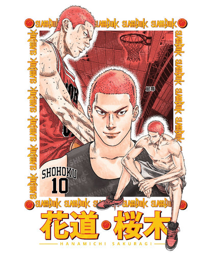 Polera Hanamichi Sakuragide Slamdunk Oversized Long Fit Unisex