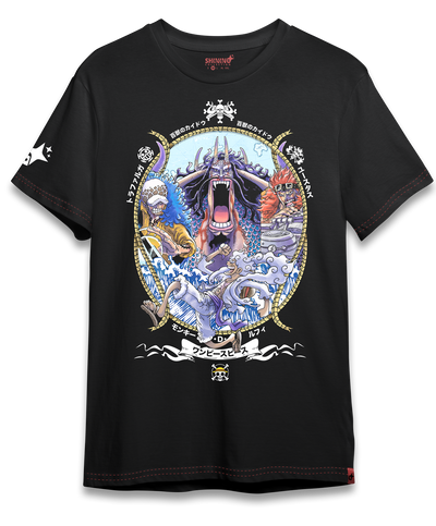 Polera One Piece Wano Kuni  Oversized Long Fit Unisex