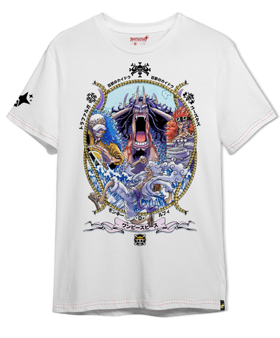 Polera One Piece Wano Kuni  Oversized Long Fit Unisex