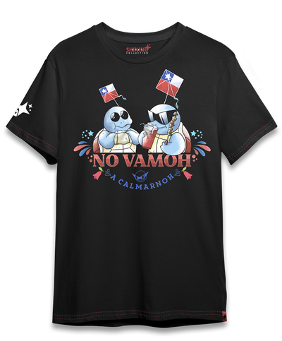 Polera Squirtle Squad terremoto dieciochero Chile Oversized Long Fit Unisex