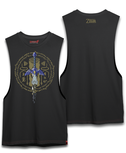 Polera de Zelda Espada Maestra Tears of the Kingdom Oversized Long Fit Unisex