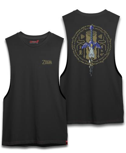 Polera de Zelda Espada Maestra Tears of the Kingdom Oversized Long Fit Unisex