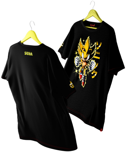 Polera Super Sonic Speedster Oversized Long Fit Unisex