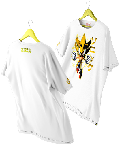 Polera Super Sonic Speedster Oversized Long Fit Unisex