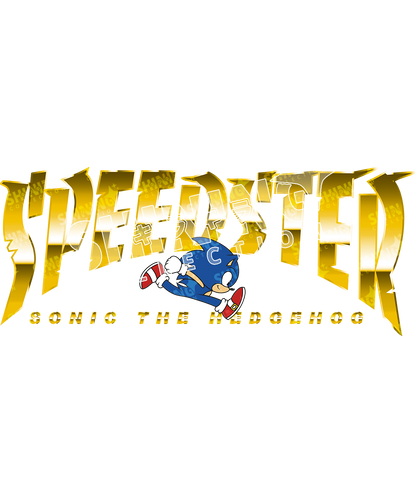 Polera Super Sonic Speedster Oversized Long Fit Unisex