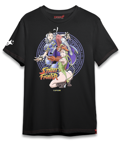 Polera Chun-Li & amp; Cammy Long Fit Unisex