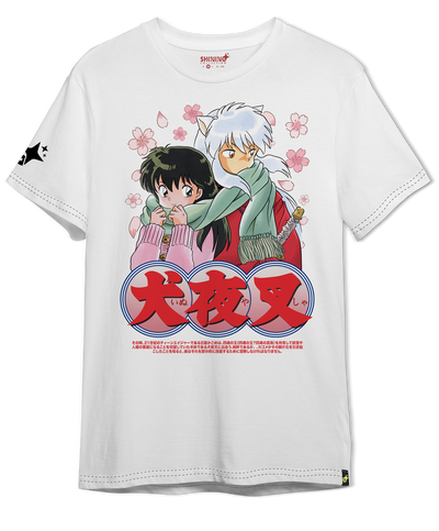 Polera Inuyasha y Kagome Oversized Long Fit Unisex
