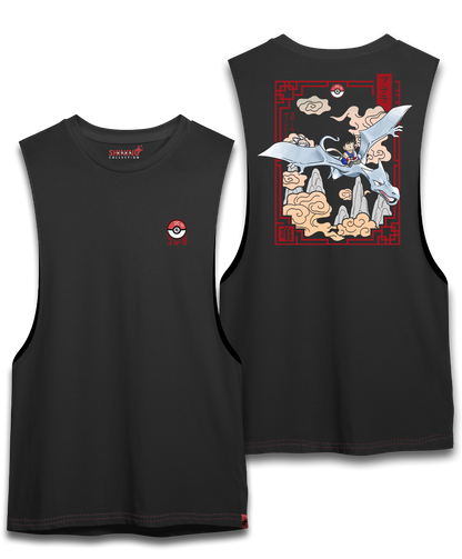 Polera Goku en el mundo Pokémon Long Fit Unisex