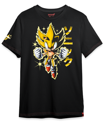 Polera Super Sonic Speedster Oversized Long Fit Unisex