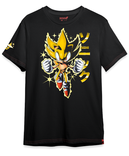 Polera Super Sonic Speedster Oversized Long Fit Unisex