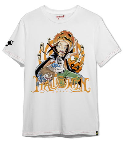 Polera Shaman King Yoh Azakura Halloween Oversized Long Fit Unisex